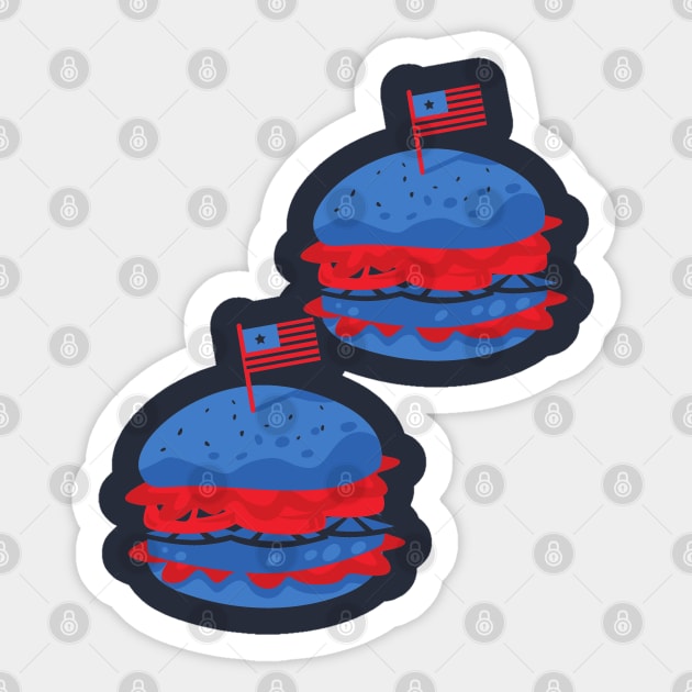 USA Independence Day IV Sticker by ShubShank